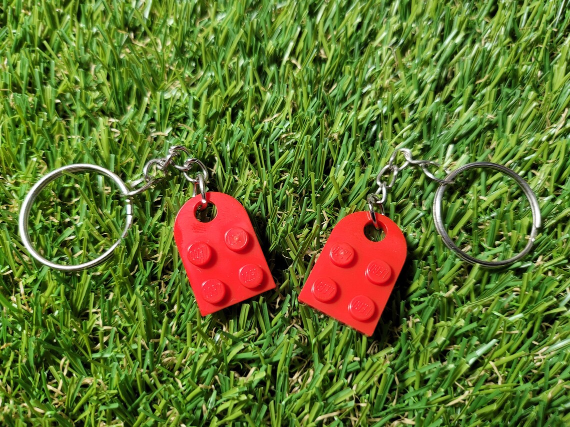 Connecting Heart Keyrings